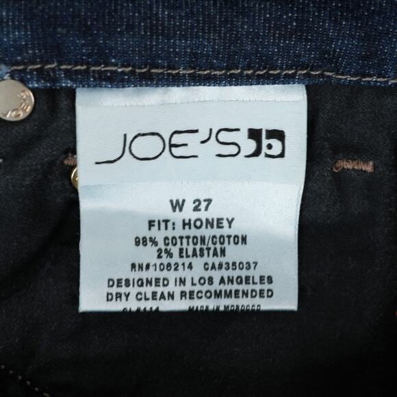 Joes Jeans Womens 27 (29x32) Honey Curvy Bootcut Perry Dark Wash Denim Y2K - Picture 7 of 12